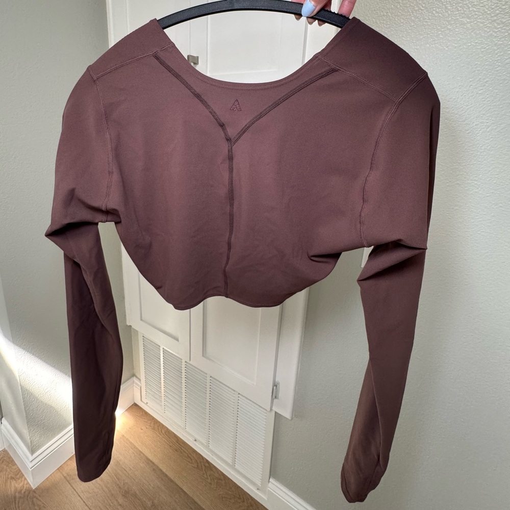 Brown Long Sleeve Shrug